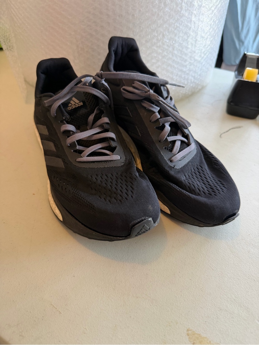 adidas  Boost size 11 Men's Black Running Sneakers